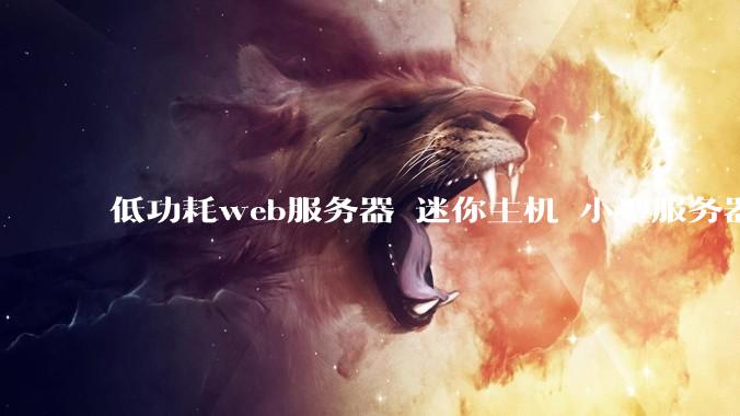 低功耗web服务器 迷你主机 小型服务器 求推荐？